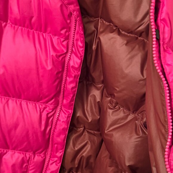 Marmot Women's 700 Down Hoody Jacket, Bright Hot Pink XL Puffer Winter - Picture 4 of 10